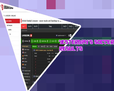 Livescores cz yesterday results